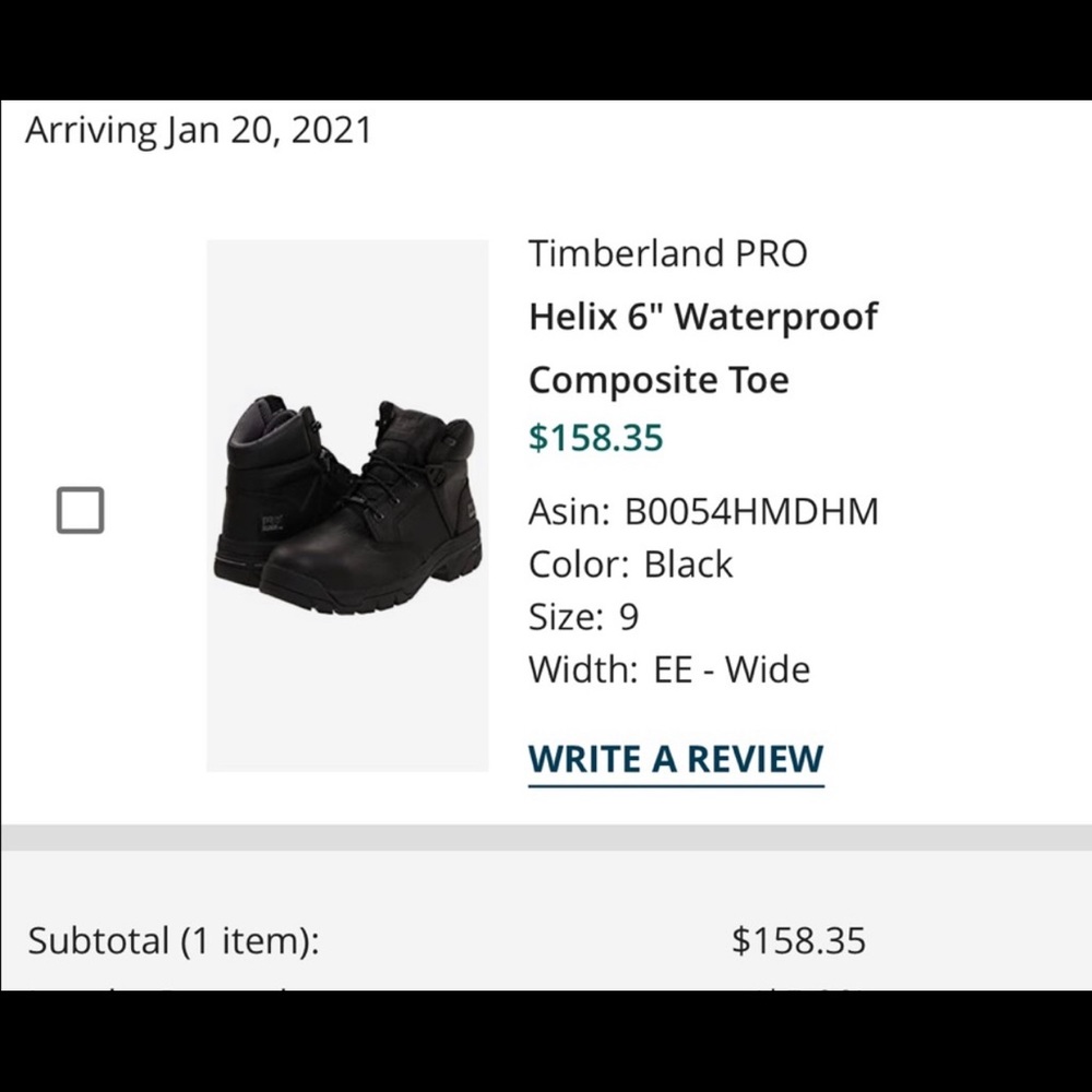 Timberland Work Boots-Size 9